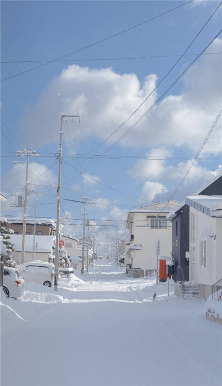 日本白色雪景北海道好看皮肤 约定一起的地美景